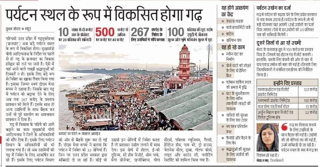 Garhmukteshwar development plans